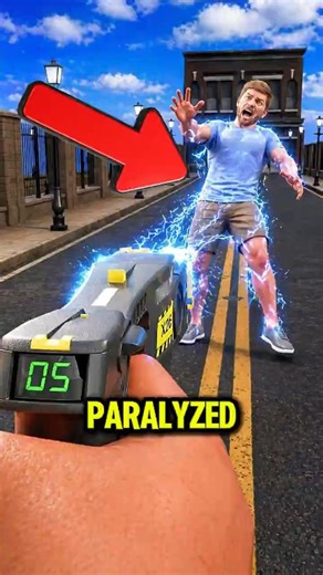 What Happens When a Taser Hits You?! ⚡😱