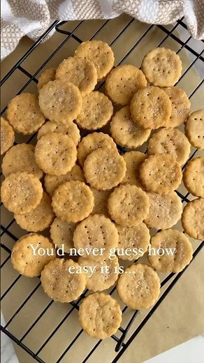 Homemade gluten free ritz crackers!