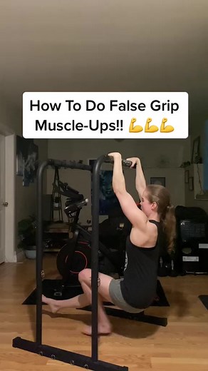 How to do false grip muscle-ups. #falsegrip #muscleup #muscleups #barmuscleup #strictmuscleup | Meghan Callaway Fitness