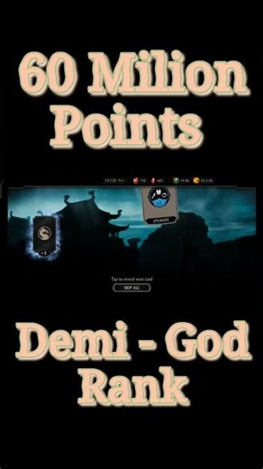 🔥 MK Mobile 60 MILLION Points! Demi-God Rank Rewards 🏆