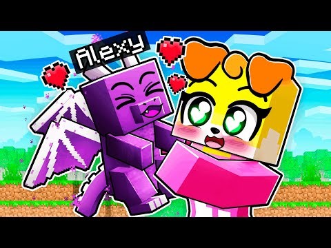 Viviendo como un BEBE DRAGON en Minecraft! 👶🐲