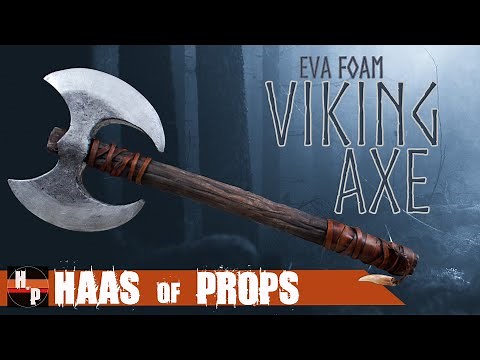 How to Make an EVA Foam Viking Axe | VIKING Inspired Ax For Your Next Cosplay Build | Dragon Tooth