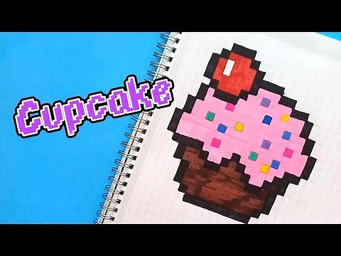 COMO DIBUJAR PIXEL ART CUPCAKE - PIXELADOS