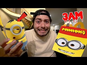 DO NOT ORDER MINIONS HAPPY MEAL FROM MCDONALDS AT 3 AM!! (DISGUSTING)