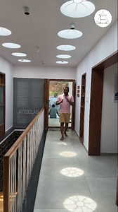 169 reactions · 13 shares | Not just a corridor — a passage of light.☀️✨ In our latest Calicut project, the skylight isn’t just design — it’s experience. Crafted by Team AtticLab, set to | Attic Lab | Facebook