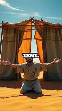 Exodus 33: Experience God's Glory: Moses' Incredible Encounter at the Tent! #shorts #exodus #faith