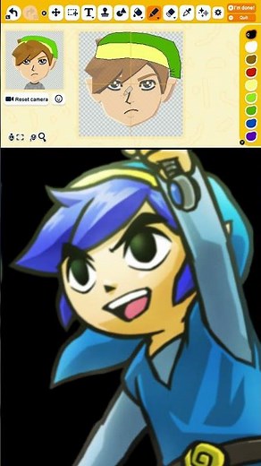 How to make Blue Link from The Legend of Zelda: Tri Force Heroes #link #thelegendofzelda