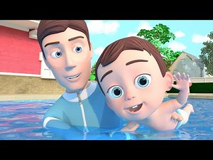 Swimming Pool Song | New Nursery Rhymes & Kids Songs