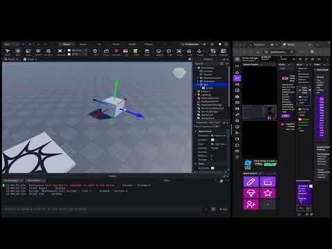 doing things in roblox studio and blender to learn Lua