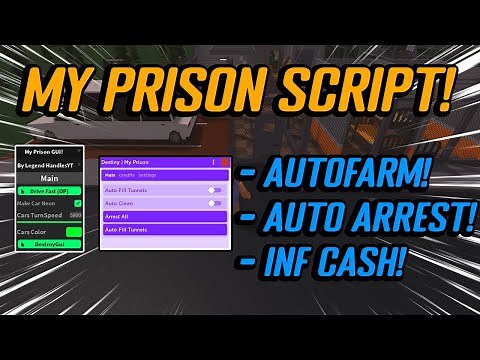 My Prison Script GUI Hack OP (AUTOFARM, AUTO CLEAN, INF CASH, AND MORE) *PASTEBIN*