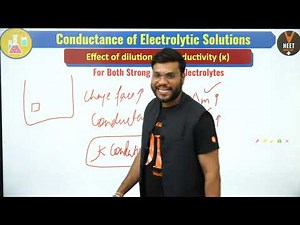 Effects Of Dilution On Conductivity and molar conductance By Arvind Arora Chemistry Class 12