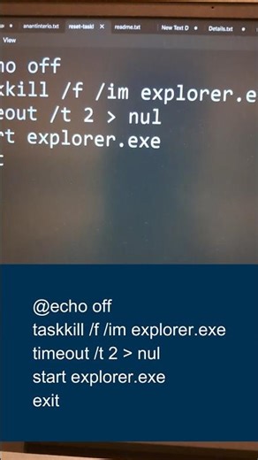 Reset Taskbar in Window #windows11 #resettaskbar