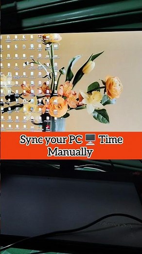 Manually sync Computer 🖥️ Time #ITparivar #Shorts #windows #time #sync