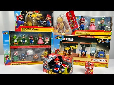 Super Mario Bros Unboxing Toys Review l Super Mario Playset Collection
