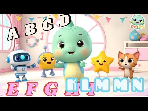 Dino Learns the Alphabet ABC 🦖 | Alphabet Song A–Z | Learning Letters for Kids
