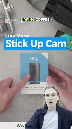 Ring Stick Up Cam Battery Outdoor Security Camera with Night Vision, Alexa, Motion Alerts & Two Way