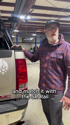 Thule TracRac SR Rail — universal fit and a clean base for the Xscape setup. 🔧🛠️ #truckmods #thule