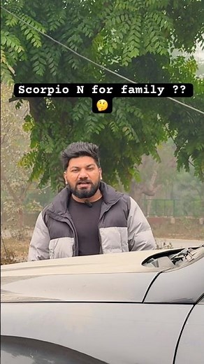Scorpio n for family 😅 #shorts #scorpion #automobile #mahindra #ytshorts #trendingshorts