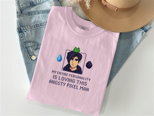 Stardew Valley Shirt Sebastian Pixel Art T-shirt Cozy Gaming Tee Stardew Valley Merch Retro Video Game Shirt Indie Game Gift Gamer Gift - Etsy