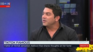 'A lot of your privacy is taken away from you, you can't go anywhere or be out in public without being recognized.' Father of TikTok sensation Addison Rae, Monty Lopez, speaks to Esther and Phil about life since his daughter found worldwide fame. | GB News