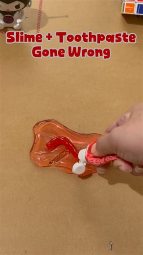 Slime x Toothpaste FAIL 😭 #slime #slimeasmr #asmr #shortvideo #shorts