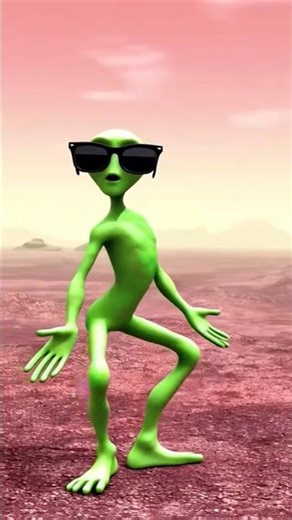 This Green Alien Dance With Sunglasses Is Illegal 👽🕶️