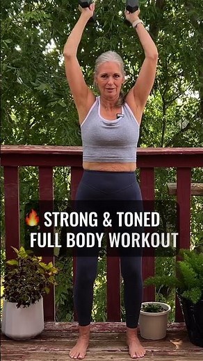 Strong & Toned Full Body Workout with Dumbbells | All Standing, Fat Burning Exercises | At Home