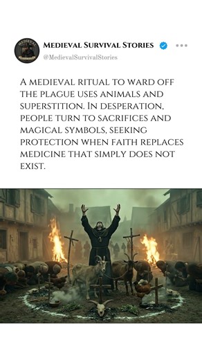 Desperate Rituals Against The Plague #medievallife #medieval #medievalblacksmith