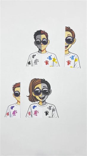 Sprunki OC Seventeen Numberblocks Phase 2 Male Vs Female Paper Piece Art #sprunki #viral #trending