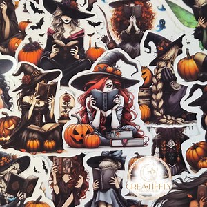 Halloween Princess Book Reading Sticker, Bookish Sticker, Kindle Sticker, Book Sticker, Cellphone Sticker, Waterproof - FAST SHIP - Etsy