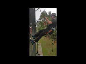 Demonstrate abseiling with a belay line and perform a soft lock with 3 leg wraps and a full lock off