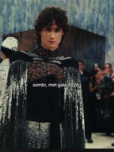 he genuinely was the art. #sombr #metgala #newyork #trending