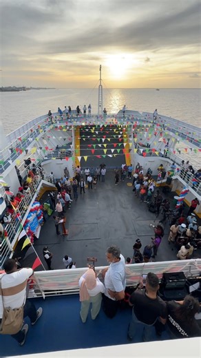 New vessel, the MV Konawaruk 1899 ferry commissioned between Parika and Supenaam . @topfans | Visit Guyana