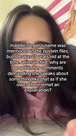 pressuring her online to talk about something personal like that is such weird behavior #maddieziegler #dancemoms #sia #chandelier #epsteinfiles