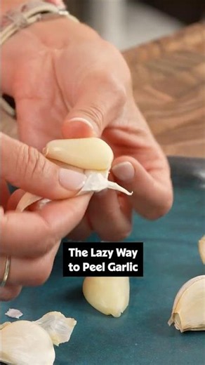 The Easiest Way to Peel Garlic