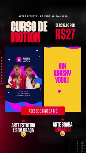 Aprenda a editar vídeos com After Effects do zero ao avançado e comece a lucrar com animações ainda essa semana. 30 mil alunos e avaliação de 4.9 estrelas (⭐⭐⭐⭐⭐) | brennoddesign