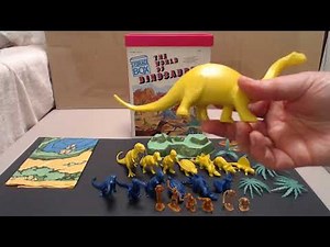 Marx The World of Dinosaurs Playset #4130 1979 Storage Box Set