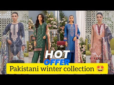 Pakistani winter collection sale 🥳||