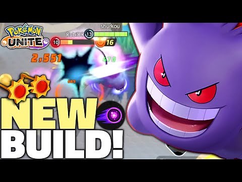 Pokémon Unite GENGAR BEST Build Guide!😈 [ONE-SHOTS] (Gengar Master Gameplay, Held Items & Moveset)