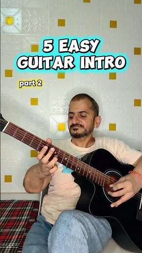 5 Easy Guitar Intros You Must Try 🎸 | Part 2 #shorts