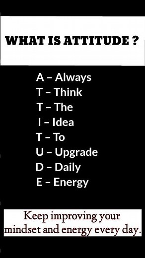What is attitude? 🤔