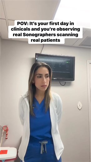 41K views · 772 reactions | I swear it felt like I’m watching them work on 3x speed! All of a sudden seeing REAL patients (and not just us scanning normal things on each other) felt so intimidating  Some thoughts I had on my first day: “will I ever be this fast?”, “Will I know when I see something wrong?”, “Will they ever let me scan?”  YES to all. You got this! #ultrasoundtech #ultrasound #school #obgyn #dreamjob | Natalie Avni | Facebook