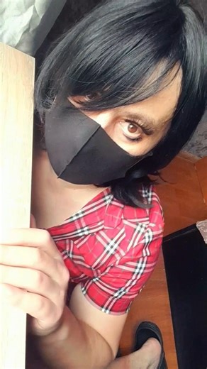 Female mask dress girl
