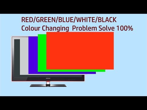 How to Fix Red Green Blue Color Shifting Issue on LED TVs||लाल हरा नीला रंग परिवर्तन @LCDHELP