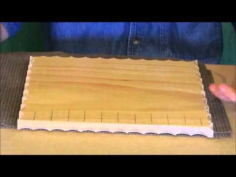 #95 Scalloping with 45 degree Chamfer Bit