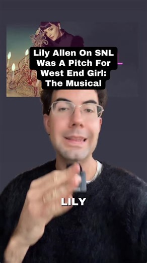 Sam Murphy on Instagram: "Lily Allen played SNL for the first time in nearly 20 years after first debuting there with Alright, Still. Lily Allen Pop Music New music Saturday Night Live SNL West End Girl"