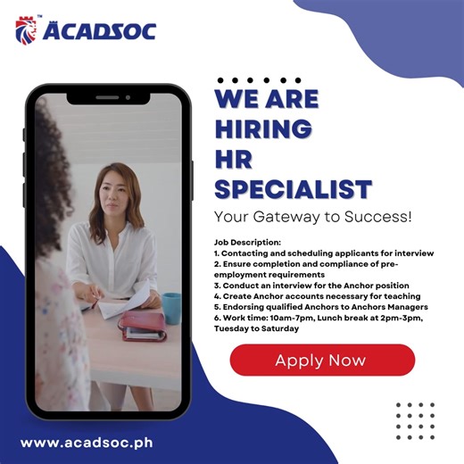 5.4K views · 21 reactions | We are looking for HR SPECIALIST!...