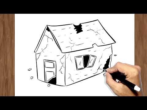 How to Draw Broken House