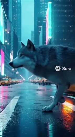 GIANT WOLVES IN NYC. We Couldn’t Believe the Scale 😳🐺