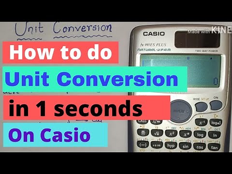 How to do unit conversion on Scientific Calculator